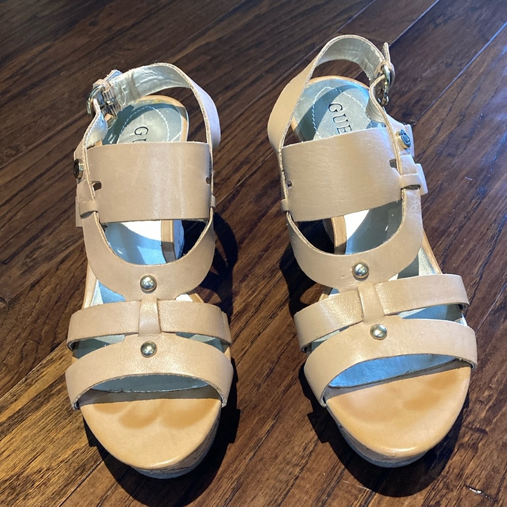 Guess Cork Wedges